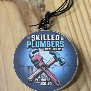 Skilled Plumbers Car Freshie (Black Ice)